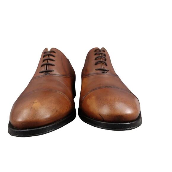 To Boot Shoes Men 8 Oxford Cap Toe Formal Calf Leather Brandon II Classic Cognac main image 10